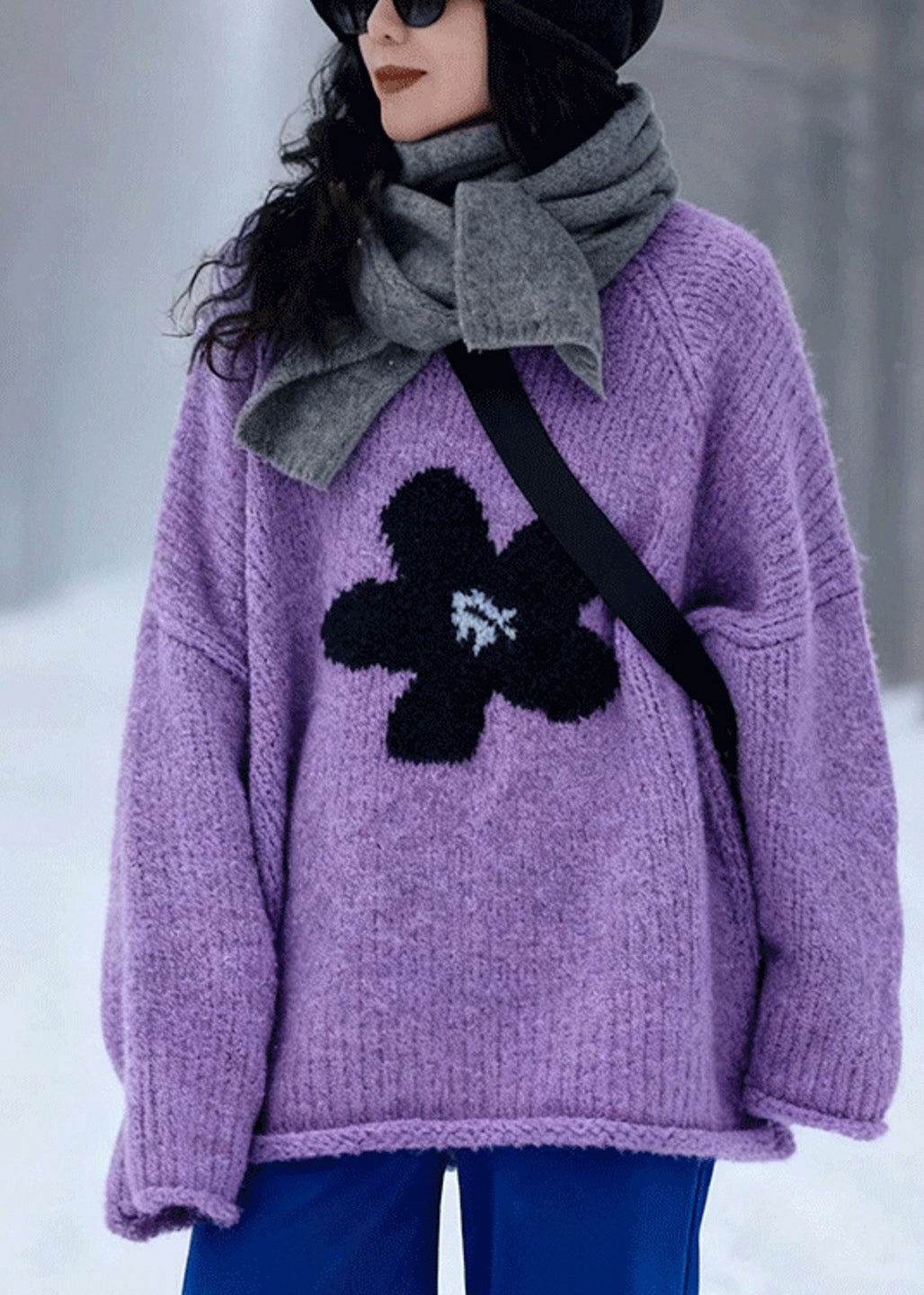 Classic Vintage Sweater with a Flattering Fit