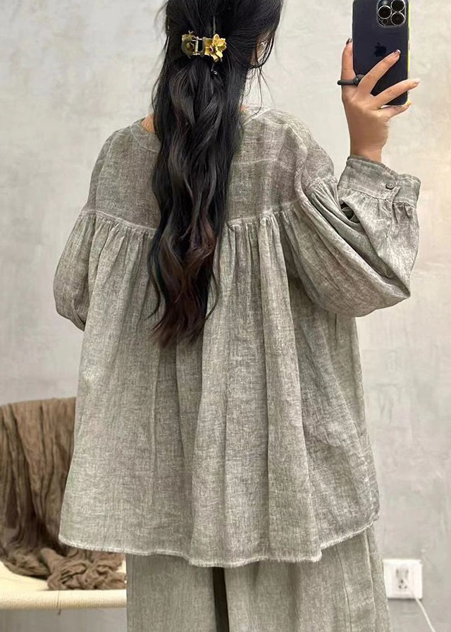 A Vintage Style Blouse with Delicate Timeless Details