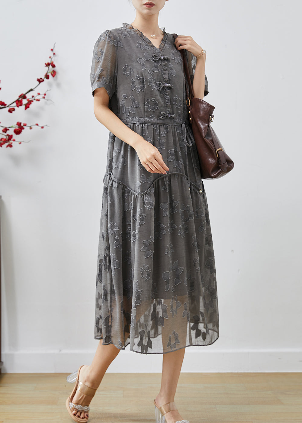 A Vintage Style Dress with Delicate Timeless Details