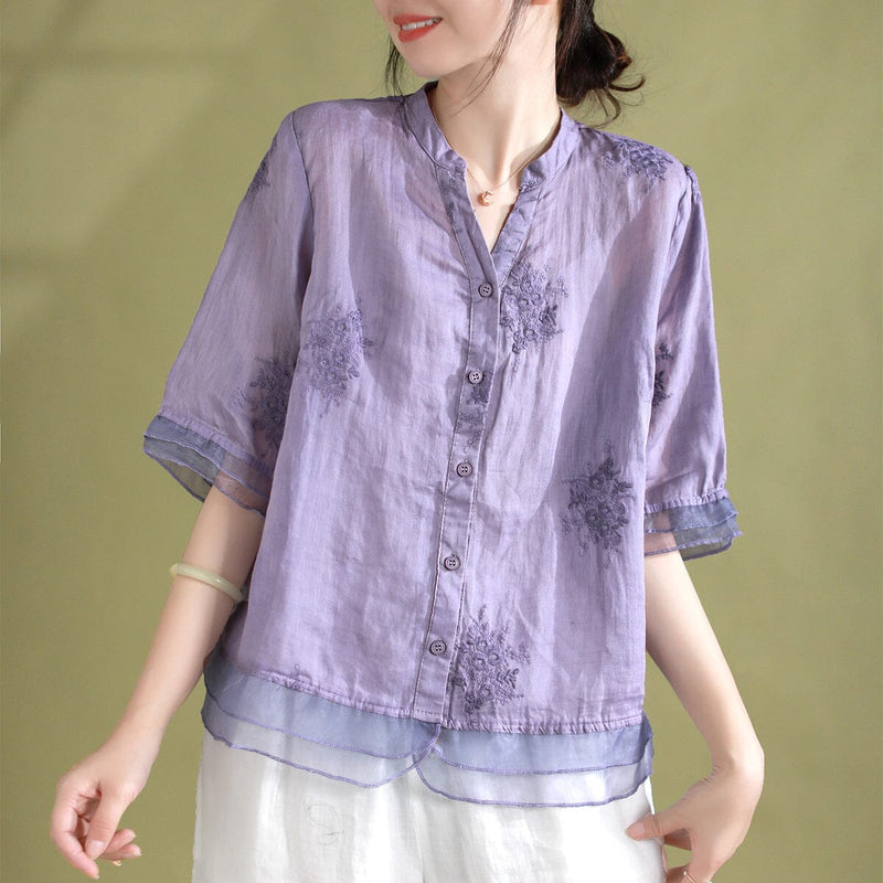 Classic Vintage Blouse with a Flattering Fit