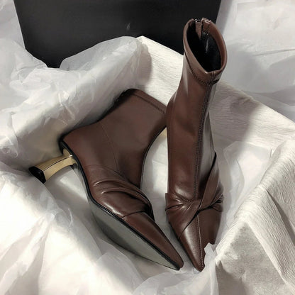 Chic Orthopedic Boots with Unique Design