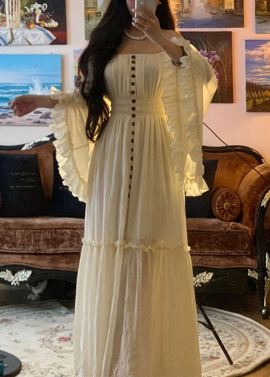 A Vintage Style Dress with Delicate Timeless Details