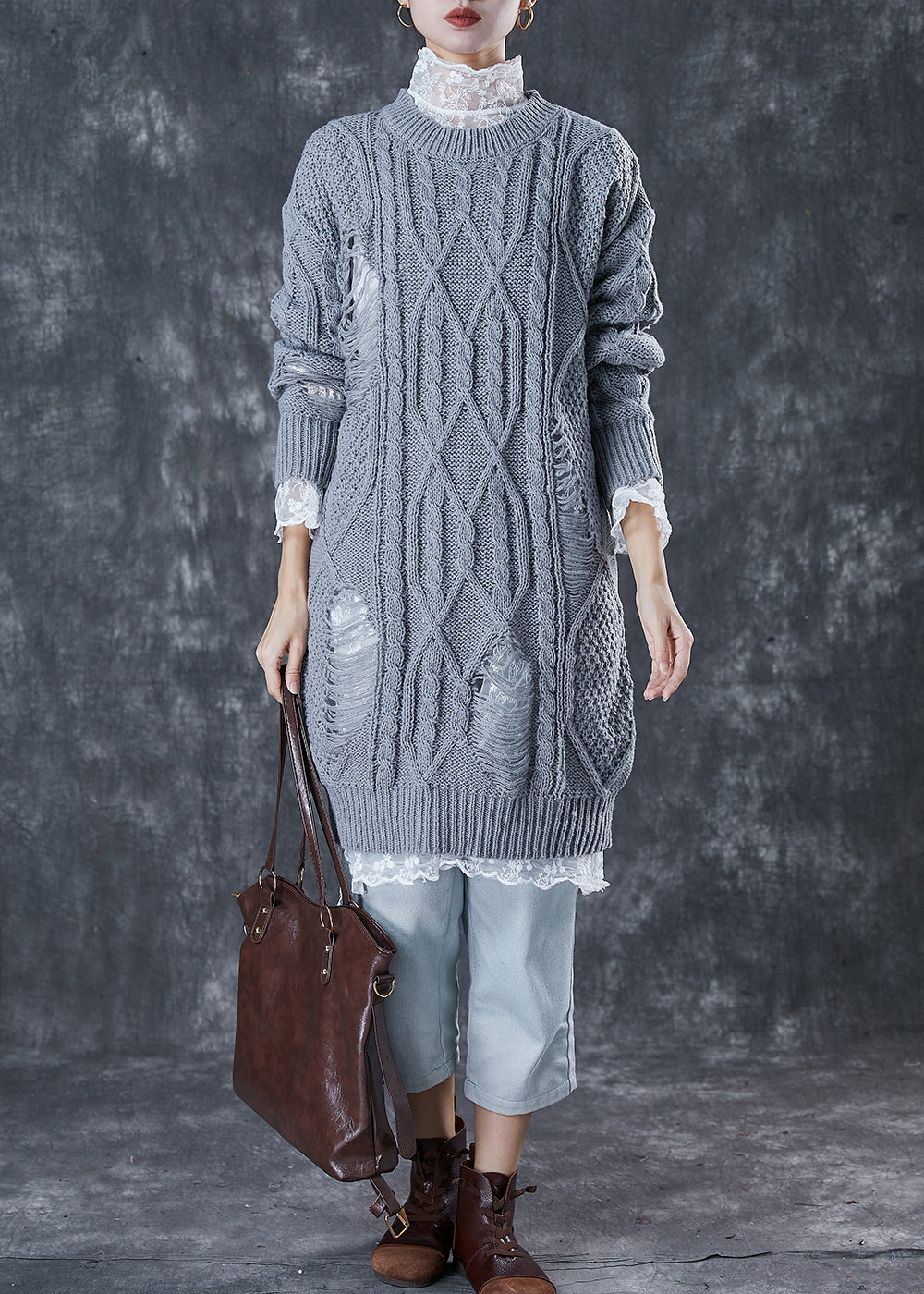Classic Vintage Sweater with a Flattering Fit