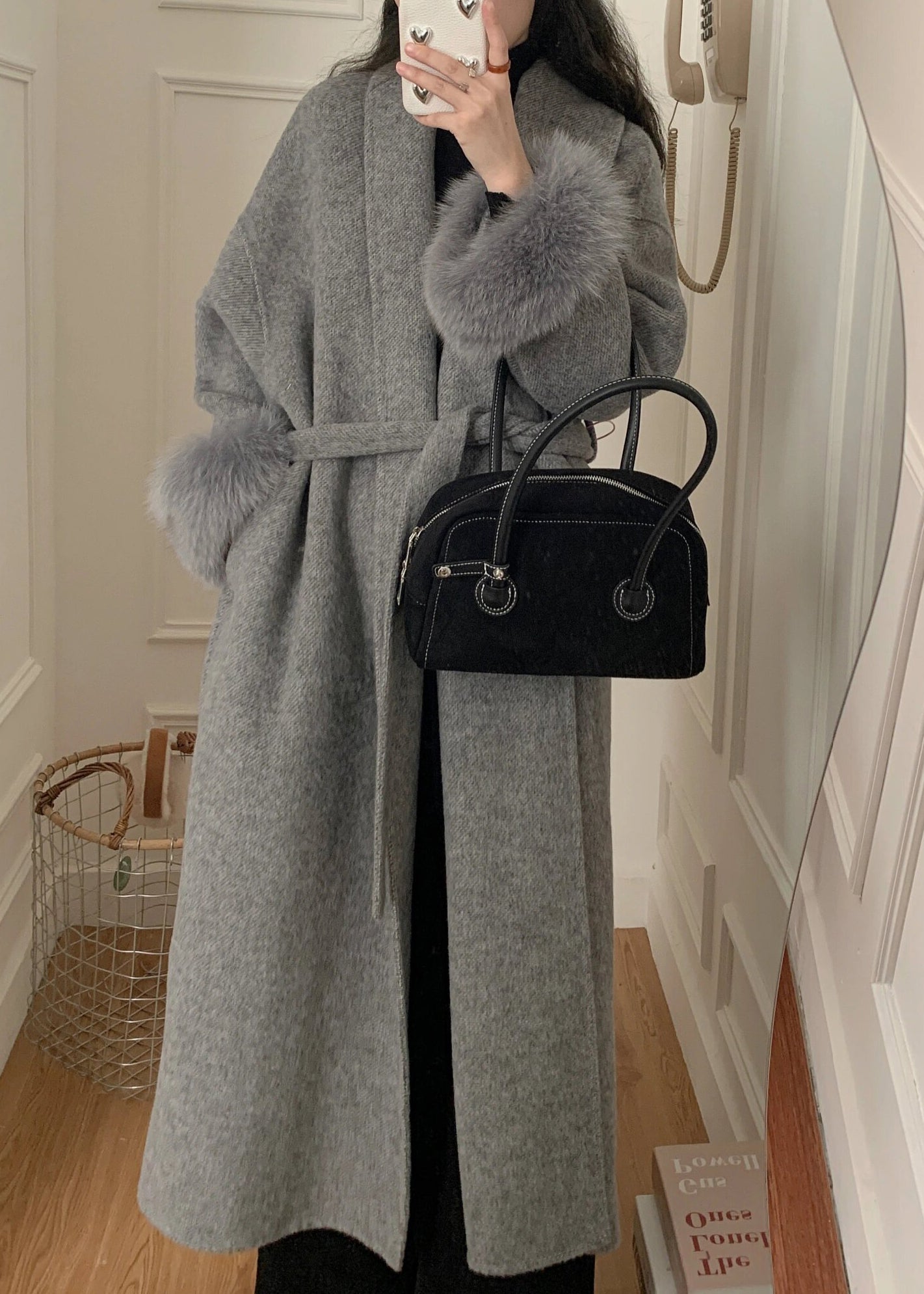 A Vintage Style Coat with Delicate Timeless Details