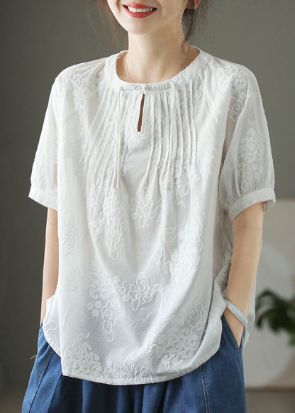 A Vintage Style Top with Delicate Timeless Details