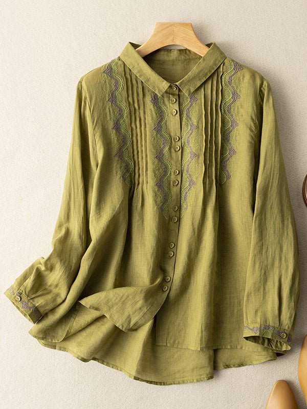 A Vintage Style Shirt with Delicate Timeless Details