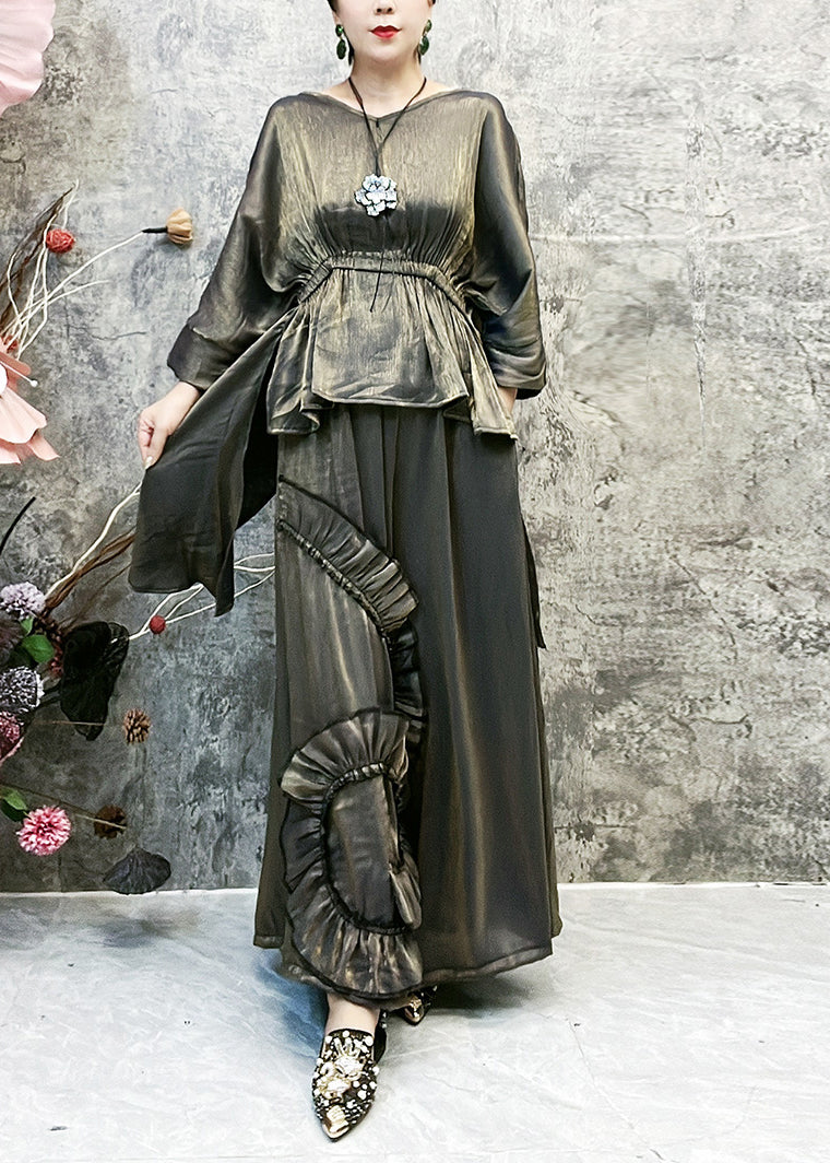 A Vintage Style Pants with Delicate Timeless Details