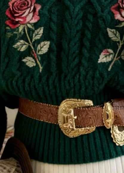 Vintage Inspired Sweater with a Contemporary Edge