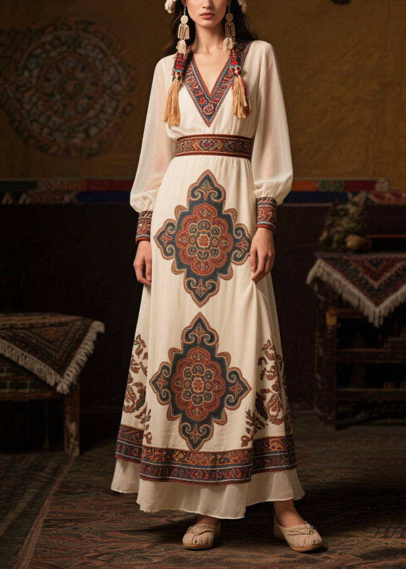 A Vintage Style Dress with Delicate Timeless Details