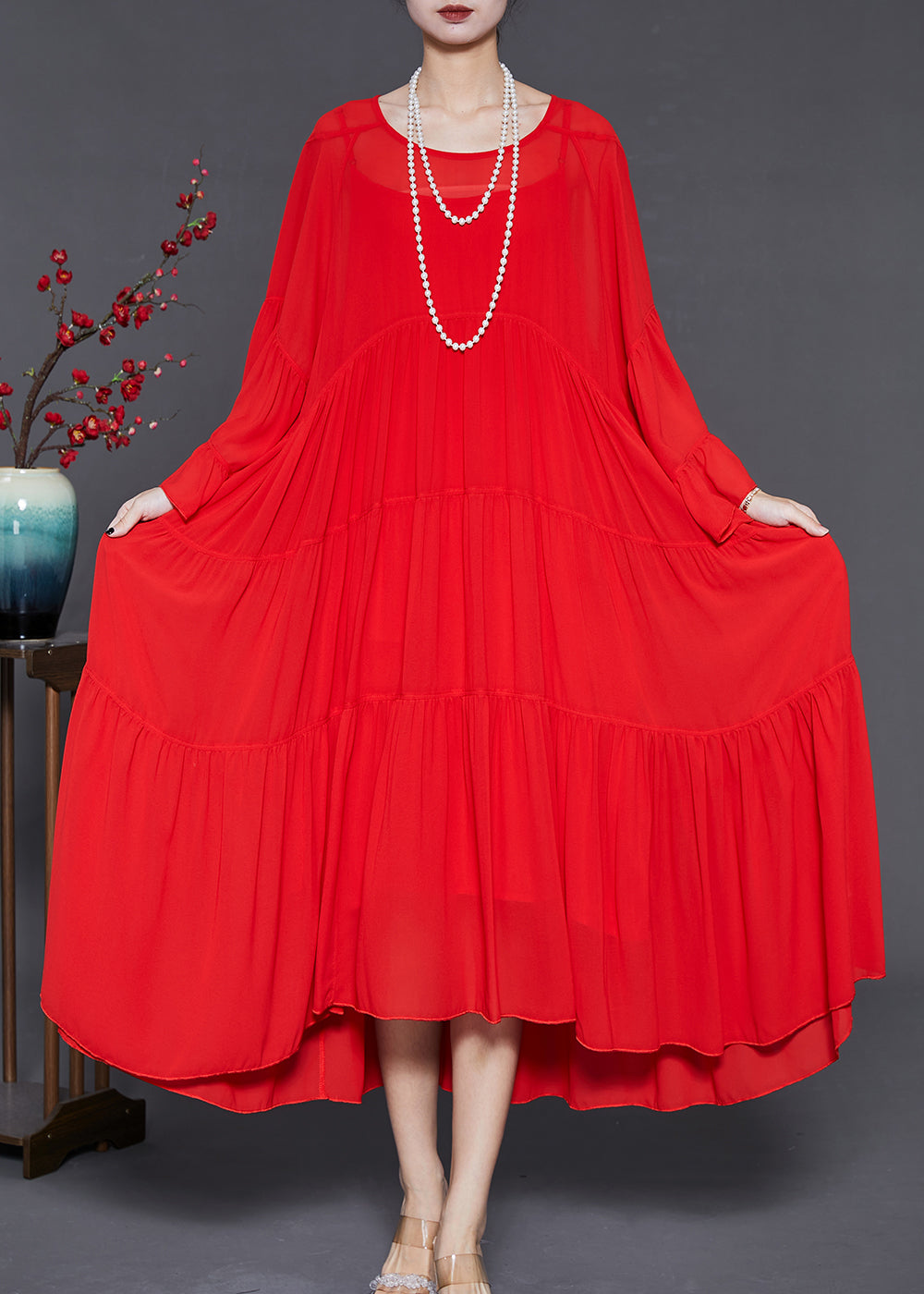 Classic Vintage Dress with a Flattering Fit