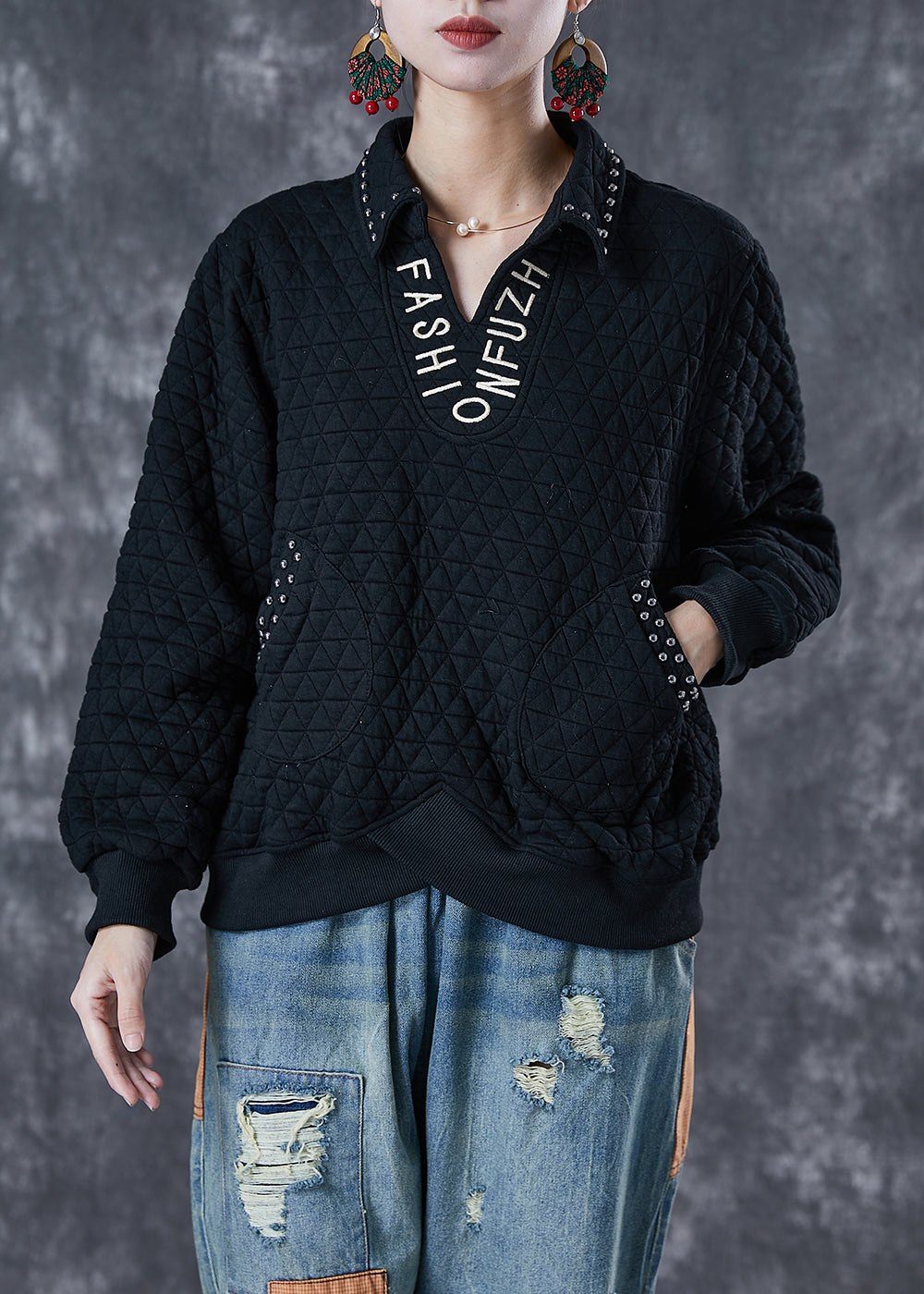 Vintage Inspired Pullover with a Contemporary Edge