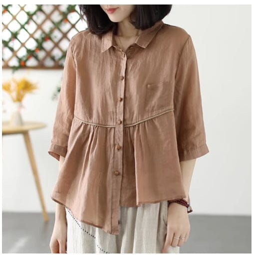 A Vintage Style Blouse with Delicate Timeless Details