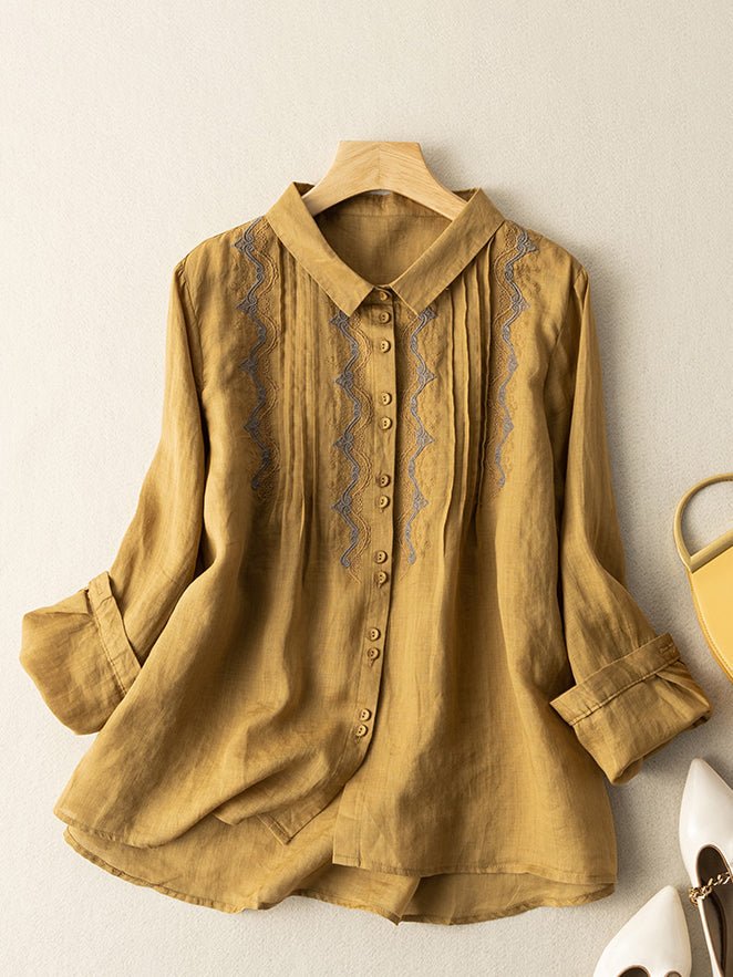 A Vintage Style Shirt with Delicate Timeless Details