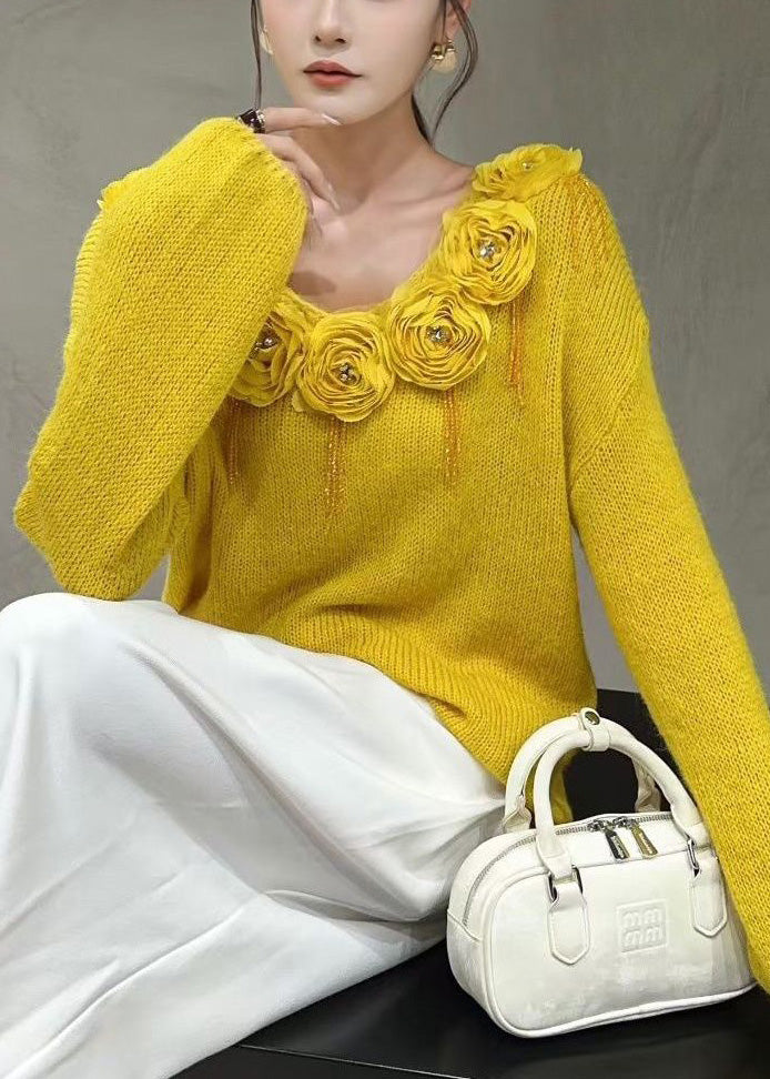 A Vintage Style Sweater with Delicate Timeless Details