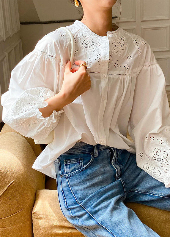 A Vintage Style Blouse with Delicate Timeless Details