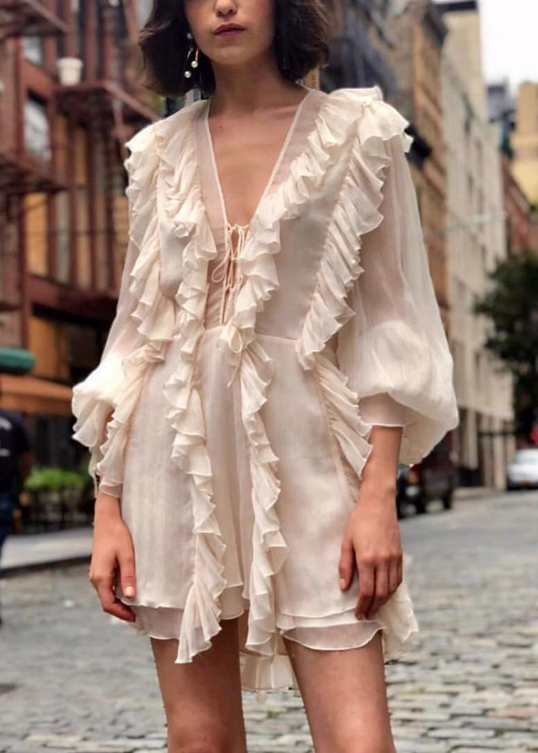 A Vintage Style Dress with Delicate Timeless Details