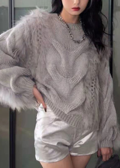 Vintage Inspired Sweater with a Contemporary Edge