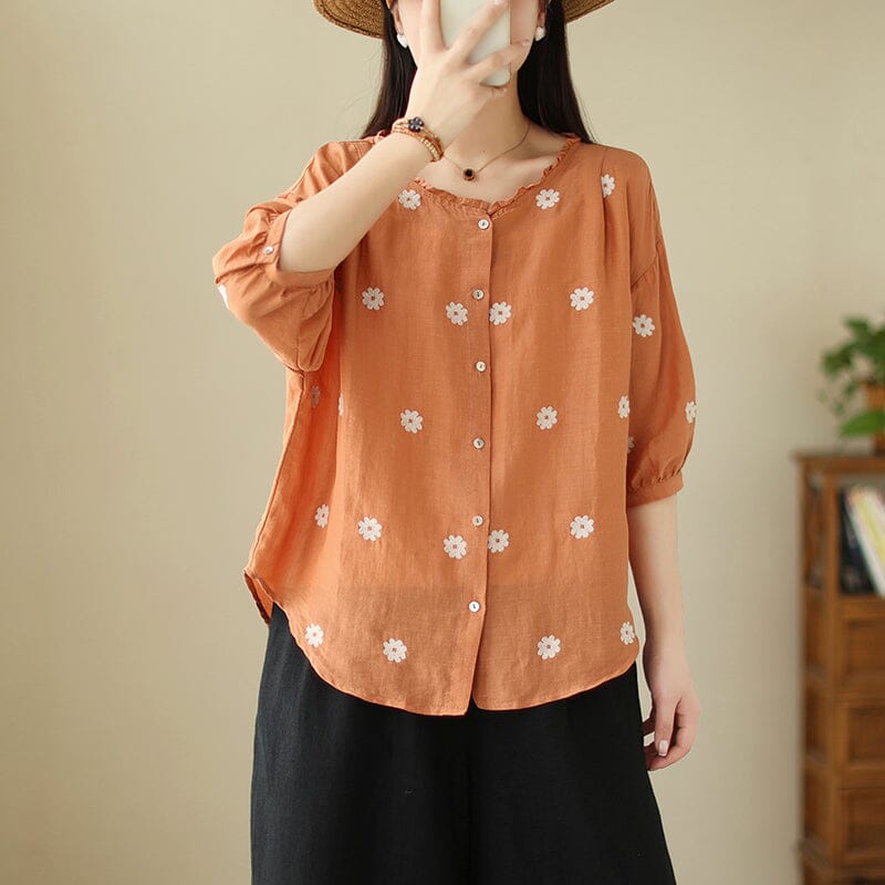 A Vintage Style Blouse with Delicate Timeless Details