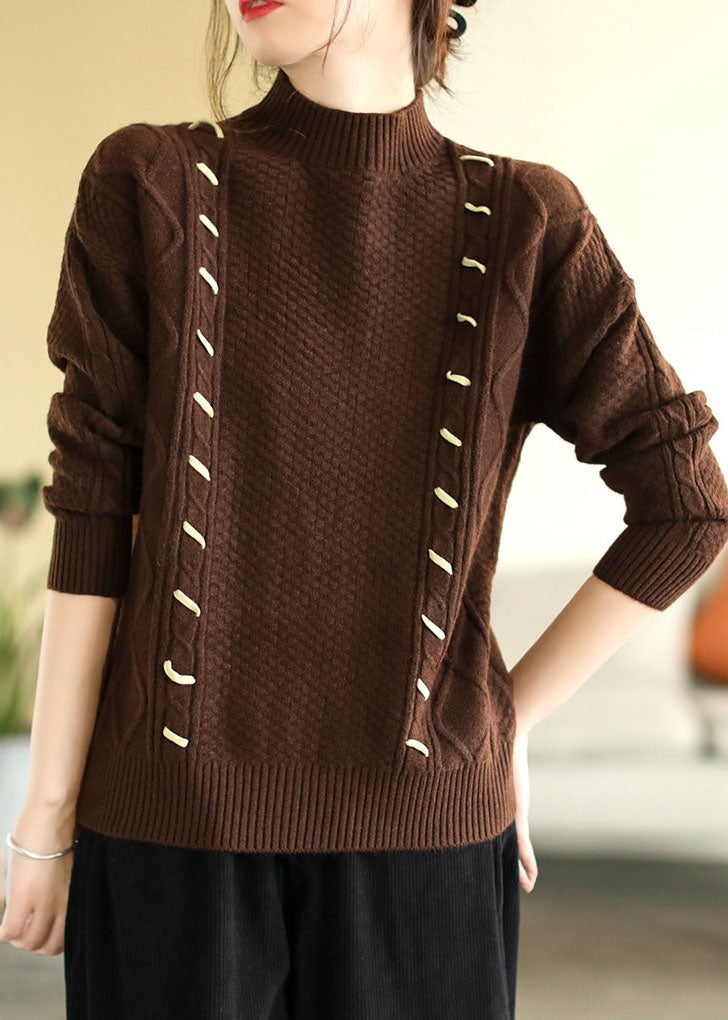 A Vintage Style Sweater with Delicate Timeless Details