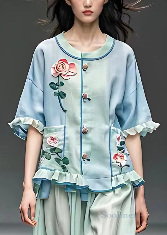 A Vintage Style Shirt with Delicate Timeless Details