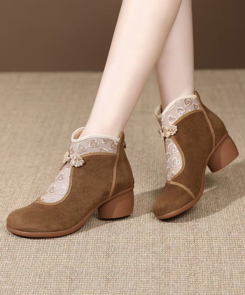 Vintage Inspired Orthopedic Boots