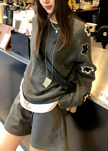 A Vintage Style Sweater with Delicate Timeless Details