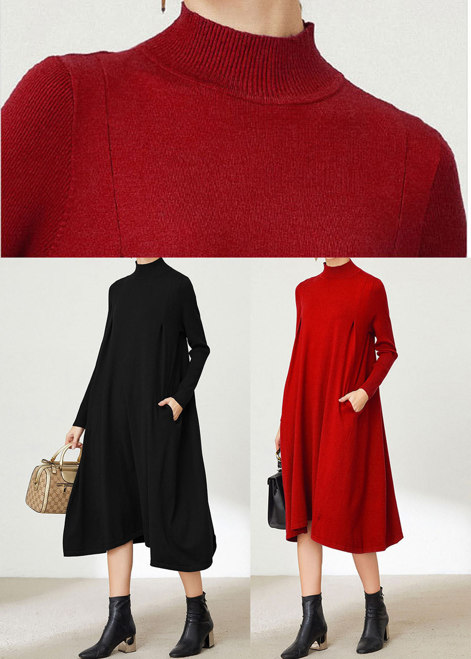 Classic Vintage Sweater with a Flattering Fit