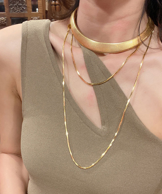 Beautiful Gold Necklace with Unique Style