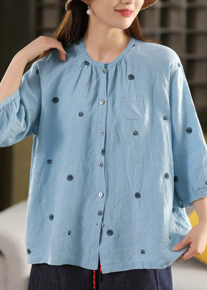 A Vintage Style Blouse with Delicate Timeless Details