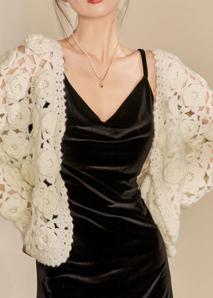 A Vintage Style Cardigan with Delicate Timeless Details
