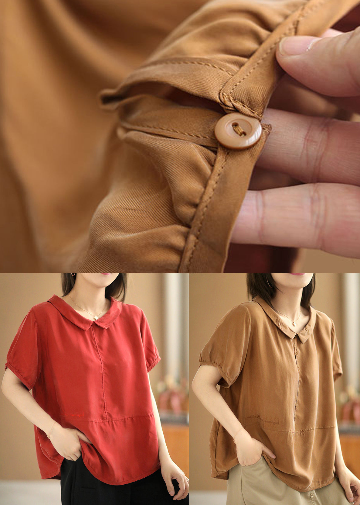 Well Tailored Top with a Graceful Silhouette