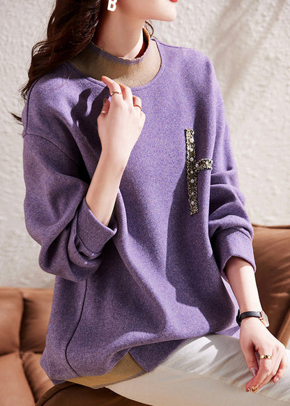Vintage Inspired Pullover with a Contemporary Edge