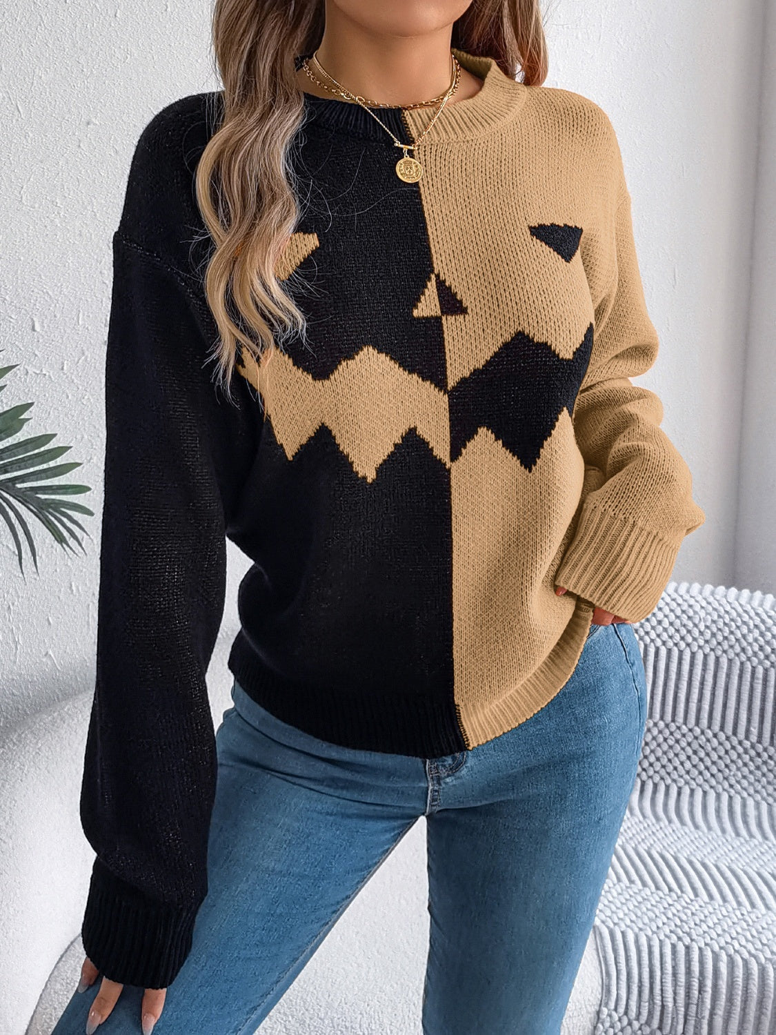 Classic Vintage Sweater with a Flattering Fit