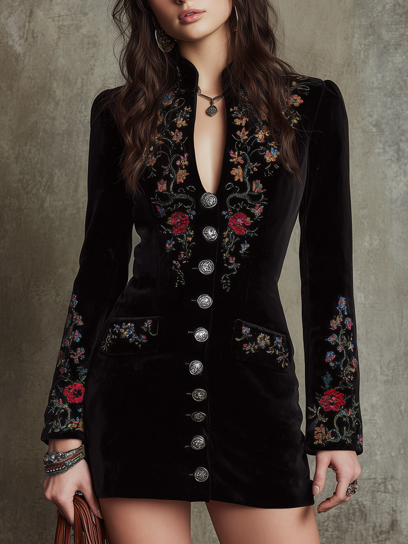 A Vintage Style Dress with Delicate Timeless Details