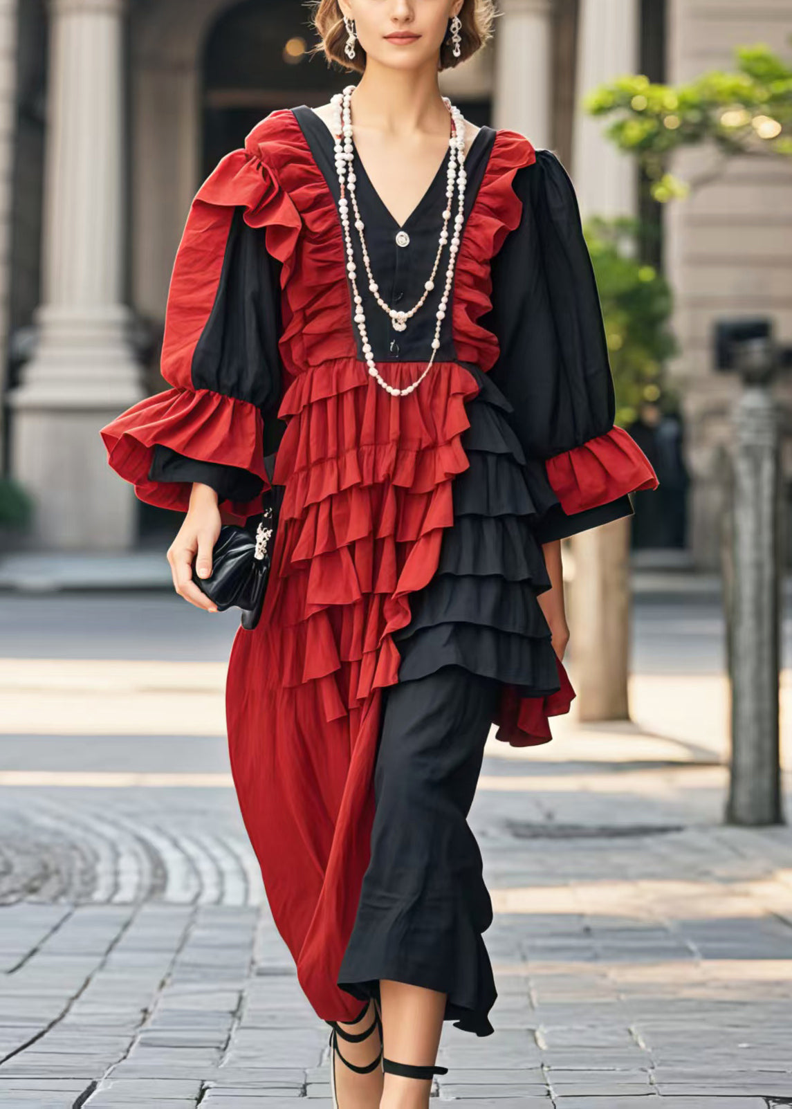 Classic Vintage Dress with a Flattering Fit
