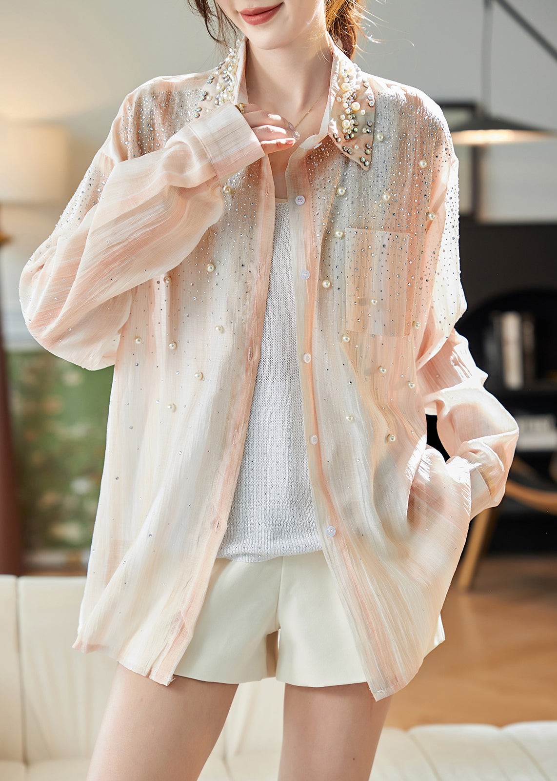 A Vintage Style Shirt with Delicate Timeless Details