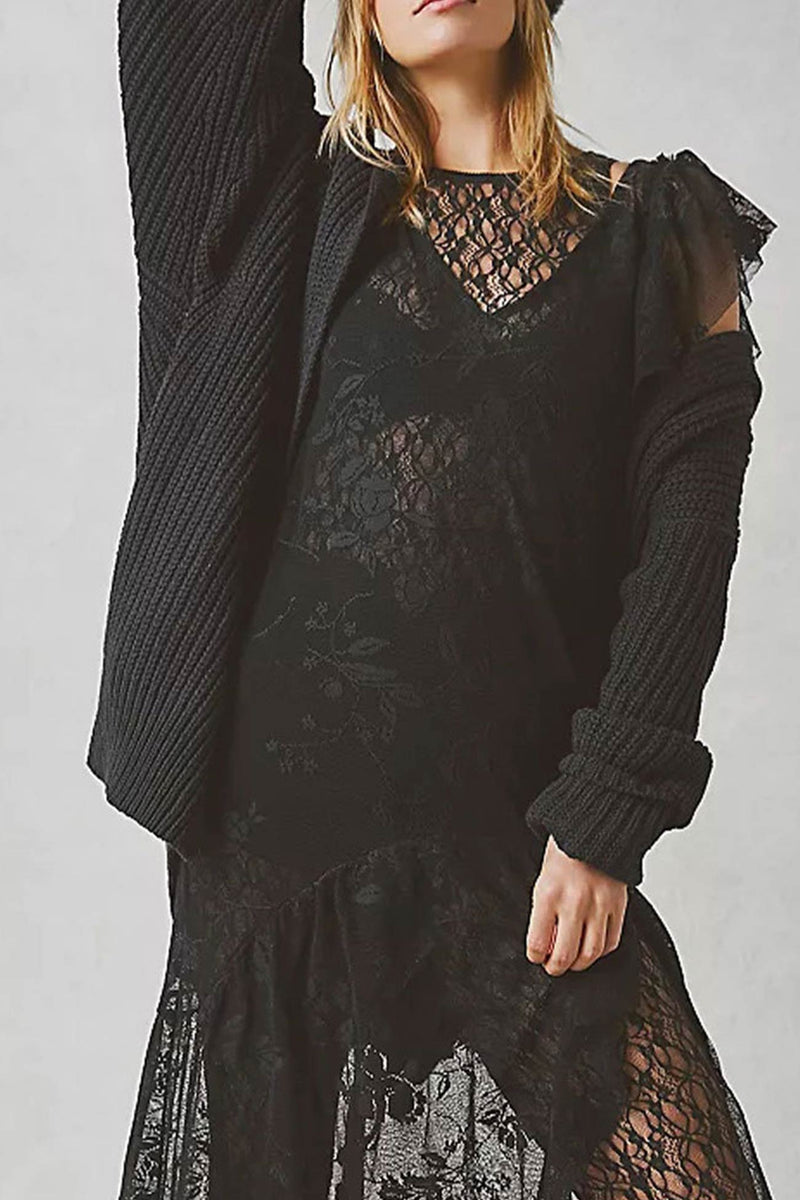 Classic Vintage Cardigan with a Flattering Fit