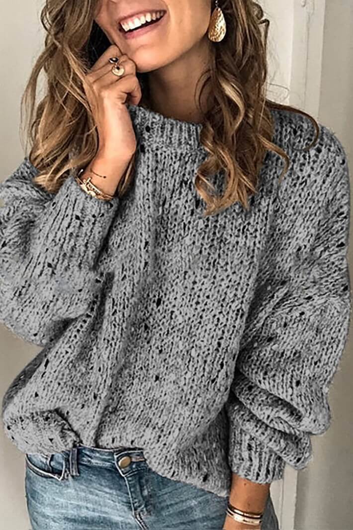 Beautifully Finished Sweater in a Timeless Design