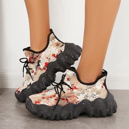 Chic Orthopedic Sneakers with Unique Design
