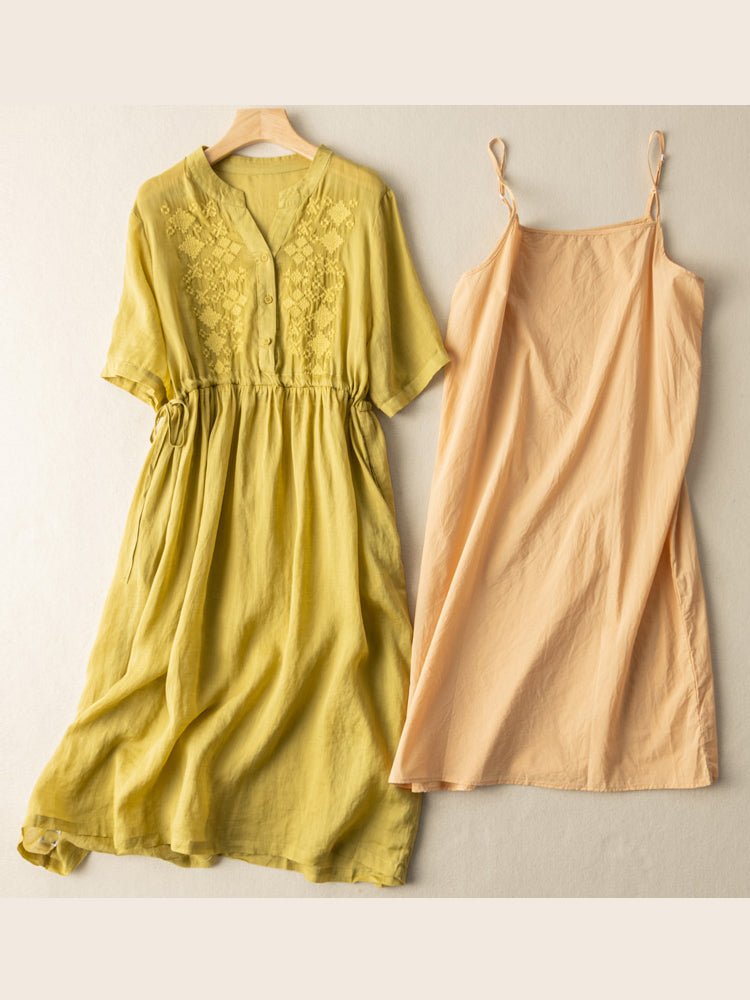 A Vintage Style Dress with Delicate Timeless Details