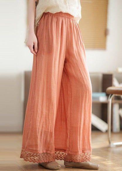 A Vintage Style Pants with Delicate Timeless Details