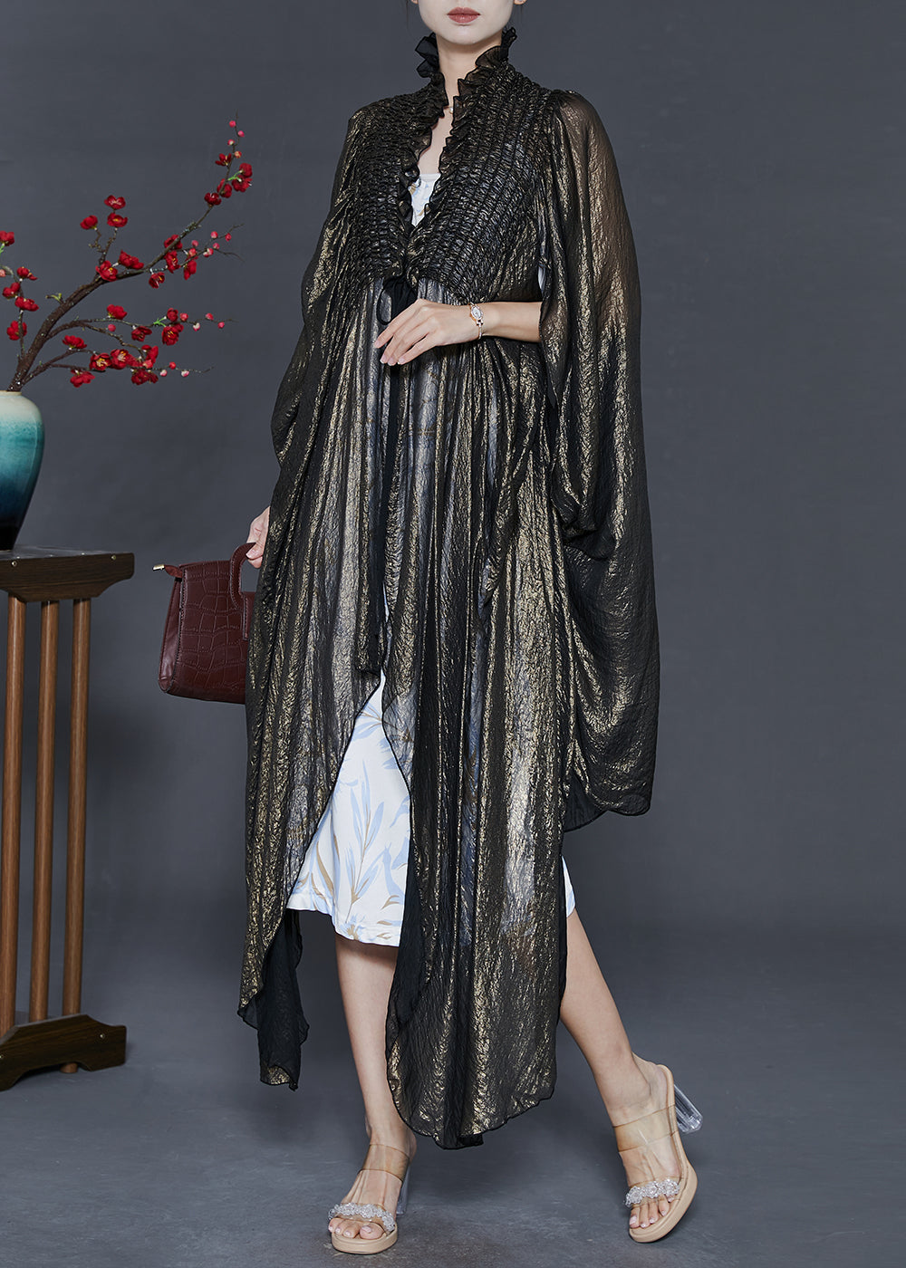 Classic Vintage Cardigan with a Flattering Fit