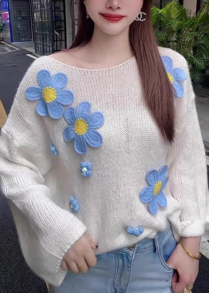 A Vintage Style Sweater with Delicate Timeless Details