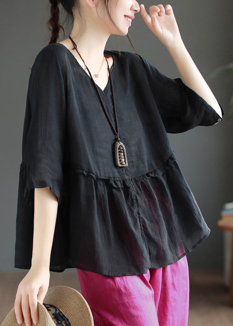 Well Tailored Blouse with a Graceful Silhouette