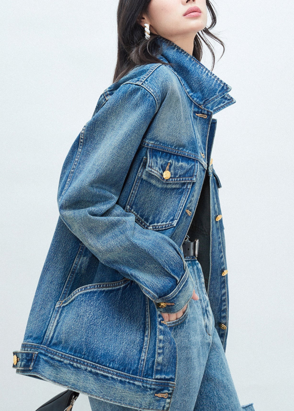 Classic Vintage Coat with a Flattering Fit