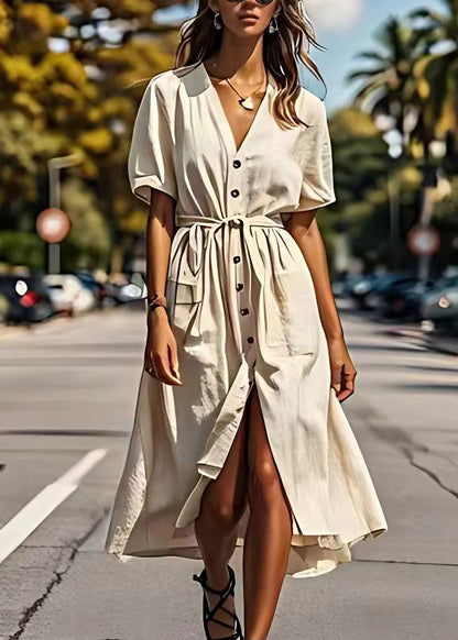 A Vintage Style Dress with Delicate Timeless Details