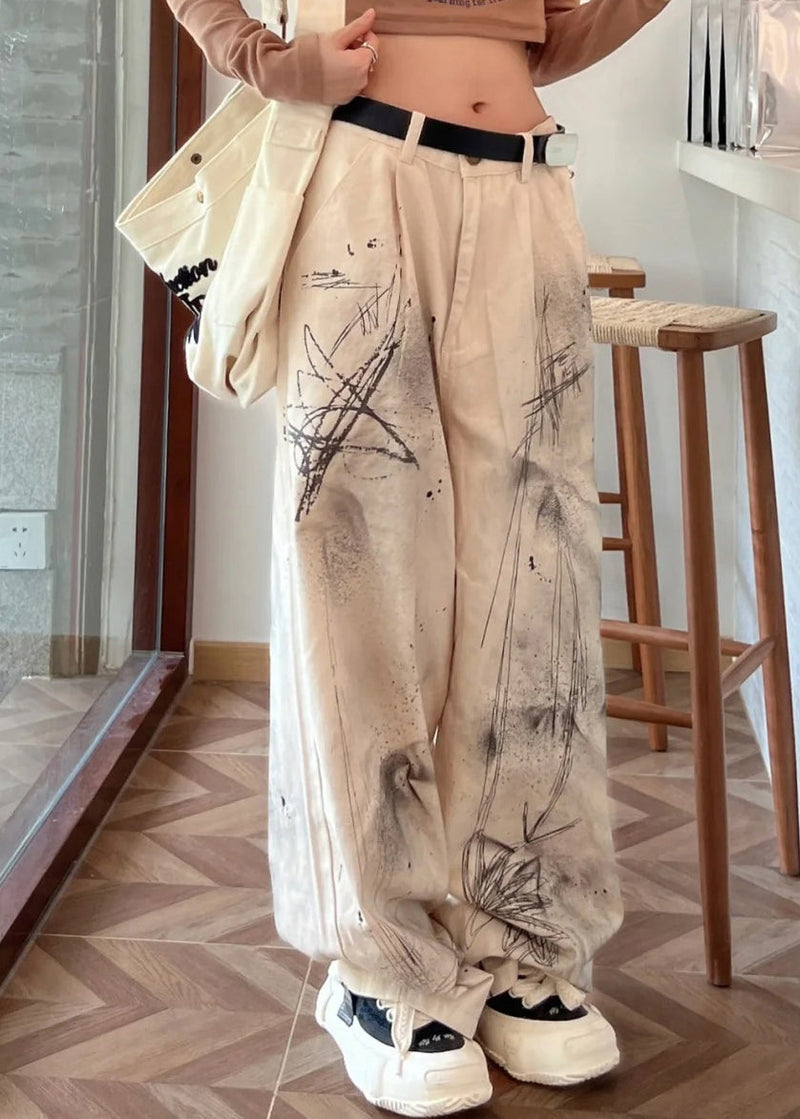 A Vintage Style Pants with Delicate Timeless Details