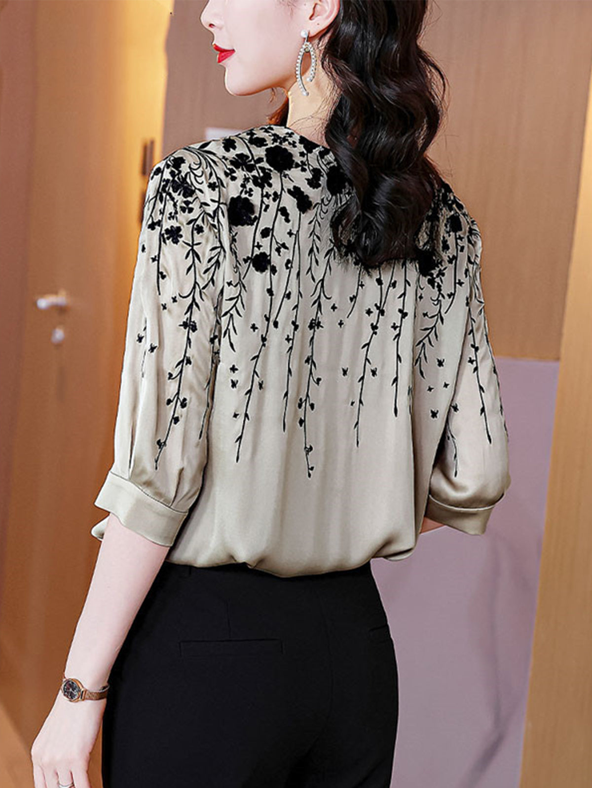 Gracefully Styled Top for Any Occasion