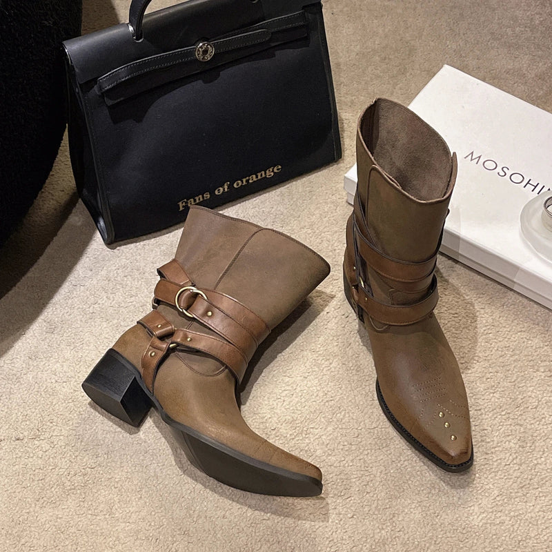Vintage Inspired Orthopedic Boots