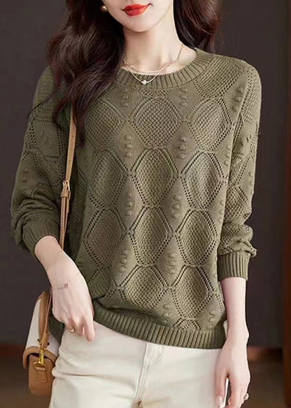 A Vintage Style Sweater with Delicate Timeless Details